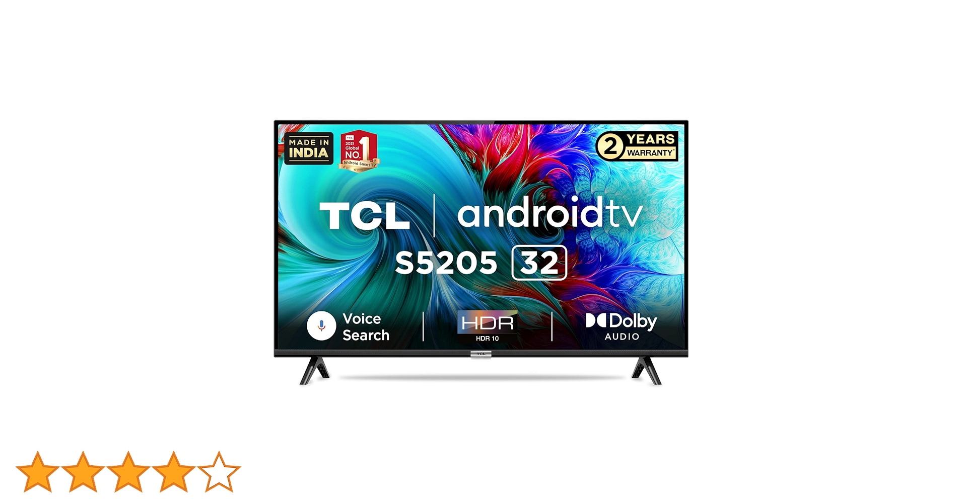 TCL 80 cm (32 inches) HD Ready Certified Android Smart LED TV